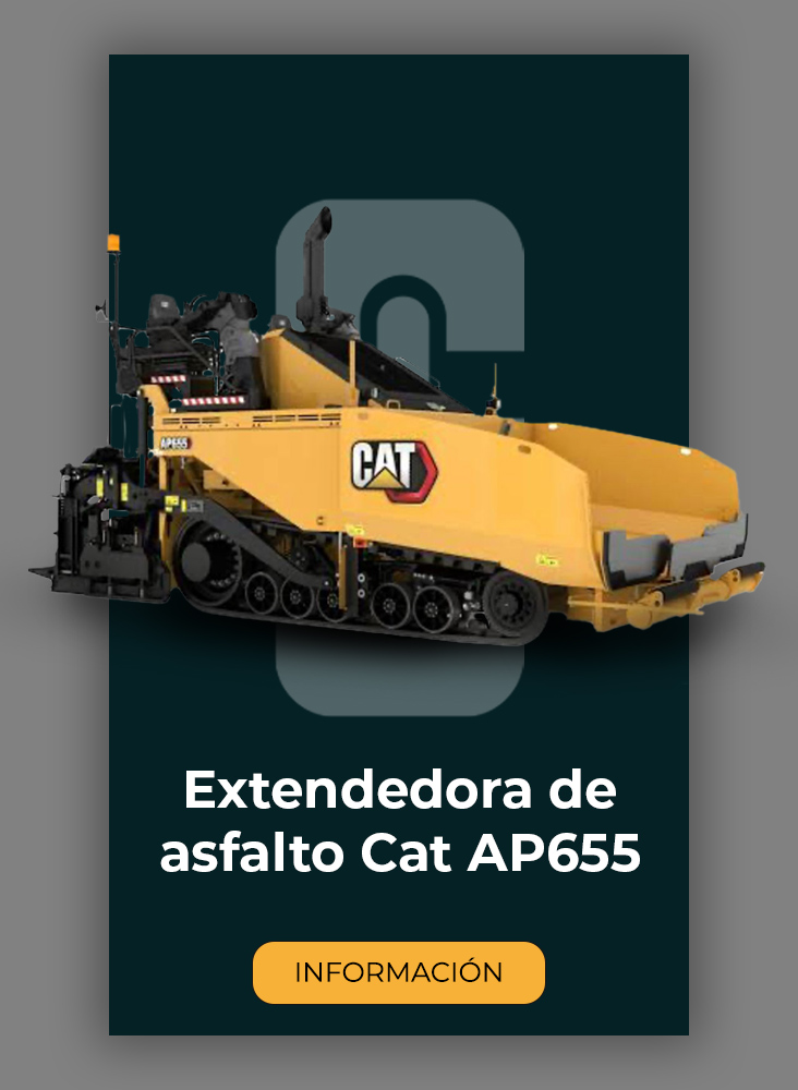 Extendedora de asfalto Cat