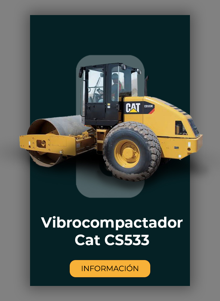 Vibrocompactador Cat CS533